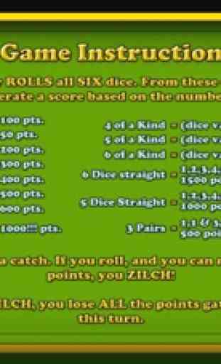 Dados los Diez Mil - Roll Esos Lucky Dice - Clásico Farkle 10000 Fun! 4
