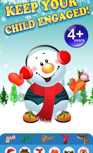 Design and Build My Frozen Snowman Christmas Creation Game - Free App 1