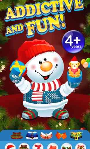Design and Build My Frozen Snowman Christmas Creation Game - Free App 2