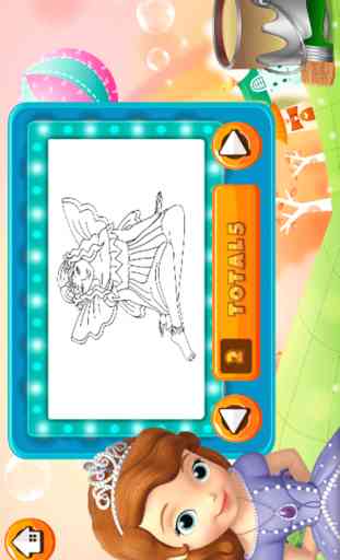 Linda princesa para colorear libro - Todo en 1 Fairy Tail dibujar, pintar y juegos color de alta definición para la buena Kid 2