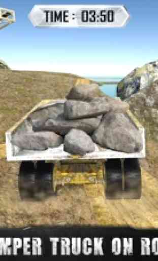 Diamond Mine excavator 3D : Construction Quarry Haul Truck Driver 3