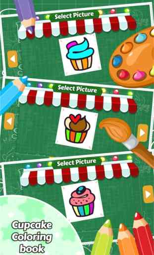Juego Cupcake Kids Coloring Book 1