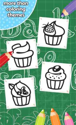 Juego Cupcake Kids Coloring Book 2