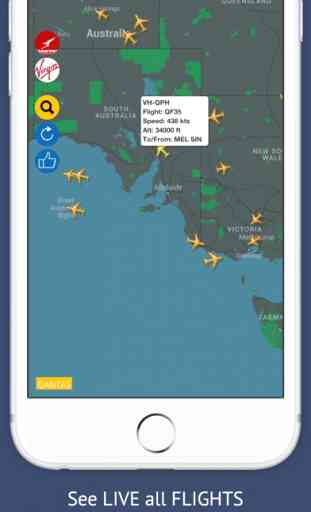 AU Tracker Free : Live flight status for Australia 1