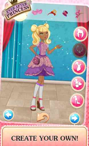 Dress-up after Princess party: The high school queen Girls salon and monster for ever 2