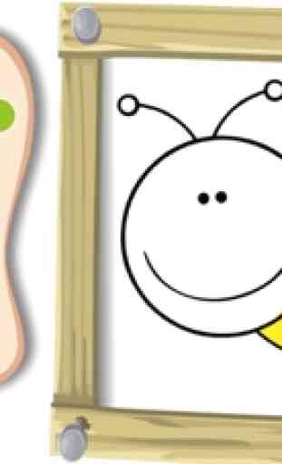 juego fácil libro para colorear para los niños y niños pequeños 4
