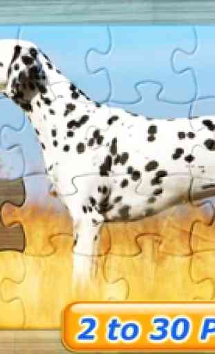 Rompecabezas del perro - juego de rompecabezas para niños con imágenes reales de los cachorros y perros lindos 4