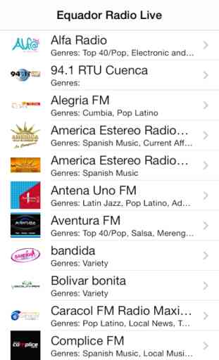Ecuador Radio Live Player (Quito / Spanish / Equador) 1