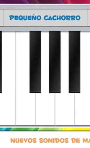 juguete del piano perro y cachorro melodías de teclado 4