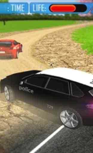Conductor extremo del camino del coche policía simulador 3D - Conduzca en policías Vehículo 1