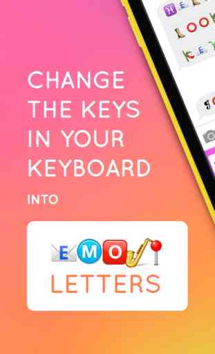 Emojizer Keyboard - Custom Emoticon Fonts Teclado para Whatsapp, Text Messenger e Instagram 1