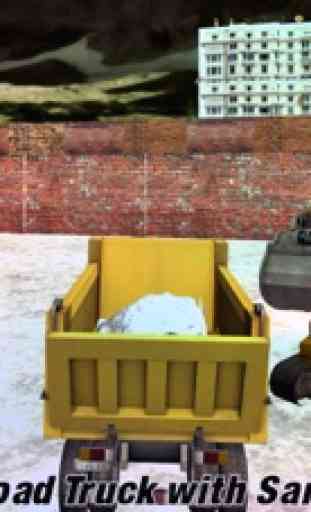 Nieve extrema Excavadora Tractor simulador de juego en 3D - Carro de vaciado pesado y máquina cargadora 3