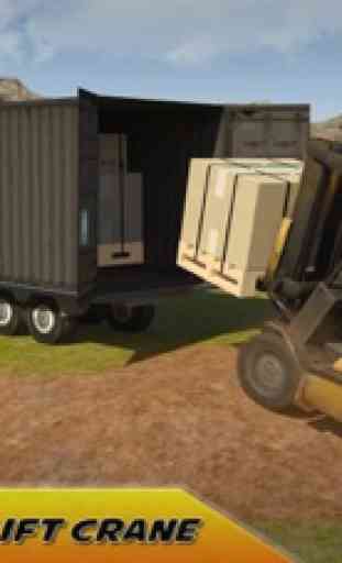 Transporte de carga extrema del conductor de camión grúa y carretilla elevadora Operador de Juego 1