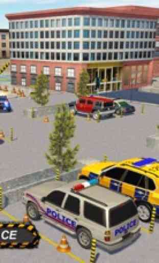 Extreme 3D estacionamiento del coche policía 1