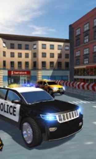 Extreme 3D estacionamiento del coche policía 4