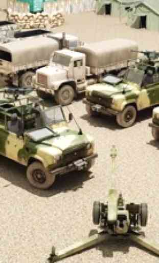 Extreme Ejército Humvee Parking 3D - Real Combat Juego Truck Simulator 1