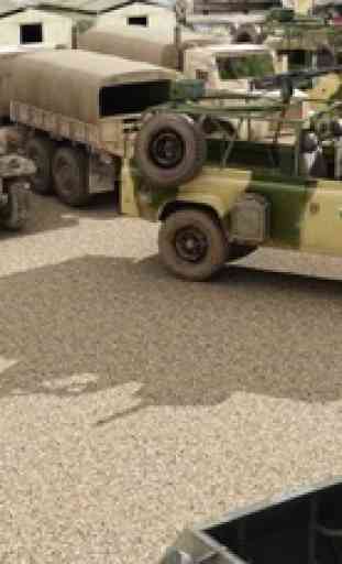 Extreme Ejército Humvee Parking 3D - Real Combat Juego Truck Simulator 2