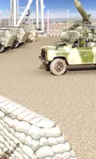 Extreme Ejército Humvee Parking 3D - Real Combat Juego Truck Simulator 3
