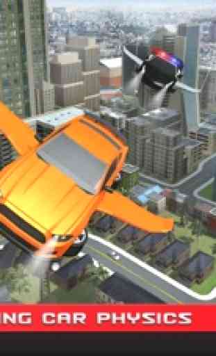 Cop volar coches Simulador 3D - Extreme Policía Criminal Coches de conducción y de vuelo del avión piloto Simulador 1