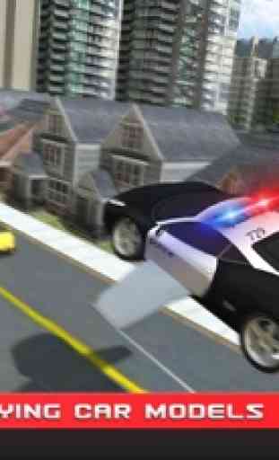 Cop volar coches Simulador 3D - Extreme Policía Criminal Coches de conducción y de vuelo del avión piloto Simulador 4