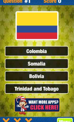 Banderas del Mundo Trivia Flags Game - Free Game Atlas Cuestionario 2