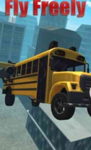 Flying Car Simulador 3D: Stunt autobús 1