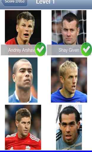 Football Quiz - UK futbolistas Faces Juego (versión libre) 2