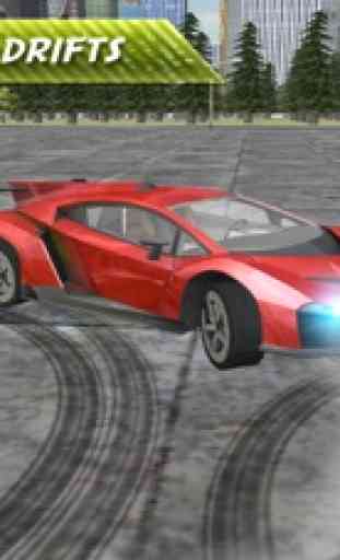 Simulador de conducción de coches rápidos de carreras de velocidad 3