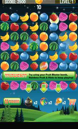 Fruit Mania Blaster - voladuras frutas como manzanas, arándanos, plátano, fresa, naranja, sandía y frambuesa 4