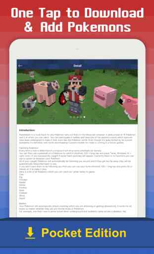 Addons gratis for Minecraft PE - add ons for pokem 4