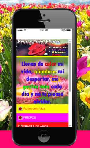 Frases con Flores - Textos con Rosas: hermosas 1