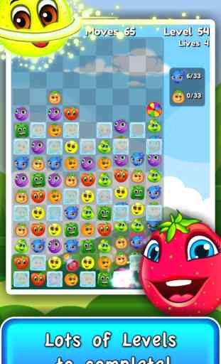 Frenzy Fruits Toy Match - Super blast 3 heroes 4