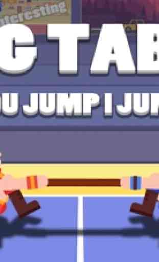 Funny Tug The Table-Jump Game 4