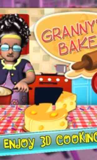 Pasteles y galletas Juego de cocinar 3D - panadería de la abuela 2