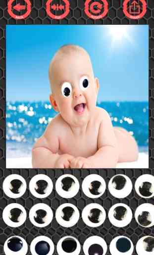 Googly eyes sticker - editor fotos con ojos locos 4