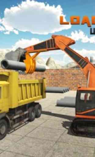 Pesada grúa excavadora Simulador 3D - Un desafío conductor del camión PRO construcción 3