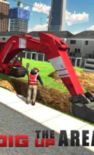 Pesada grúa excavadora Simulador 3D - Un desafío conductor del camión PRO construcción 4