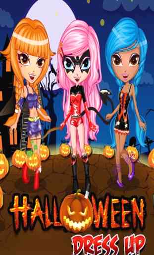Crazy Halloween Girl Dress Up Makeover Free Games 1