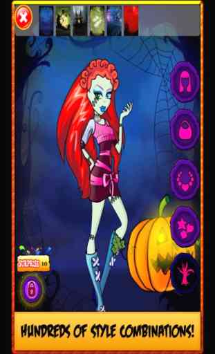 Crazy Halloween Girl Dress Up Makeover Free Games 2