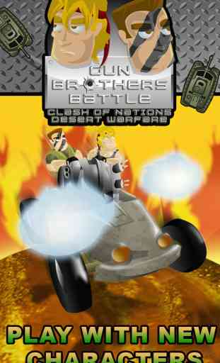 Gun Brothers Battle-Choque de Naciones Desert Warfare 2 3
