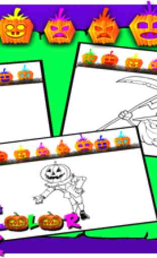 Halloween para colorear libro - Dibujar y Pintura 1