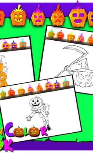 Halloween para colorear libro - Dibujar y Pintura 4