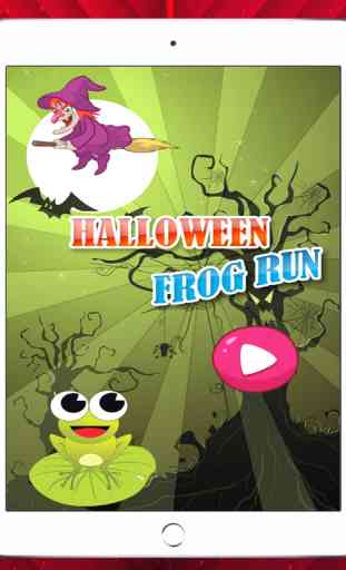 Halloween rana juego terrestre para los niños 4
