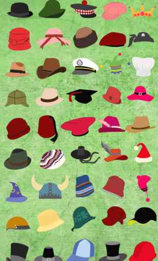 Sombrero Pegatinas de colores 2