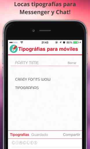 Tipográfias para móviles - Locas tipografías para Messenger y Chat 1