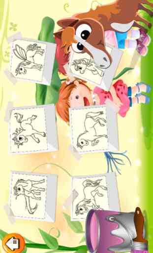 Caballo Coloring Book - Todo en 1 Dibujo, Pintura Y Color Juegos para Niños 3