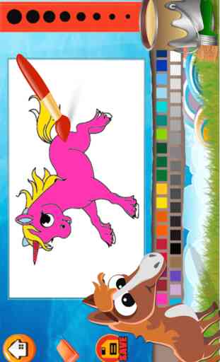 Caballo Coloring Book - Todo en 1 Dibujo, Pintura Y Color Juegos para Niños 4