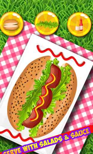 Hotdog fever-Crazy Fast Food cooking fun & kitchen scramble game for Kids,Girls,Boys & Teens 1