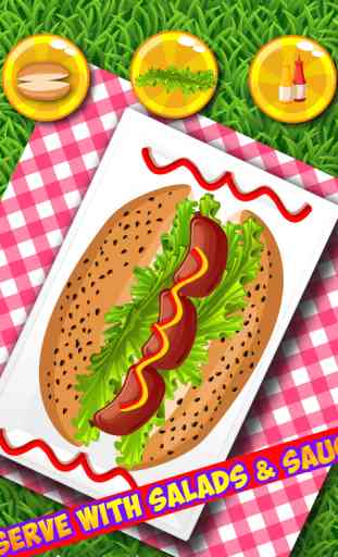 Hotdog fever-Crazy Fast Food cooking fun & kitchen scramble game for Kids,Girls,Boys & Teens 4