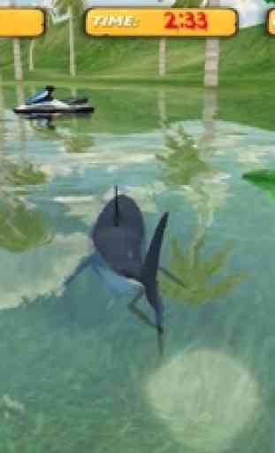 Cazador tiburón ataque simulador: mortal aventuras 1